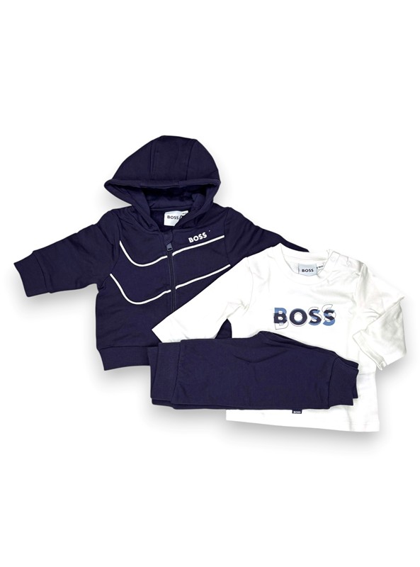 Box3pezzi tuta jogging+t-shirt boss