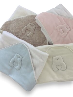 A10A82DF8FB2B0814C4C200AB650E142_ Accappatoio triangolo ciniglia orso cuore