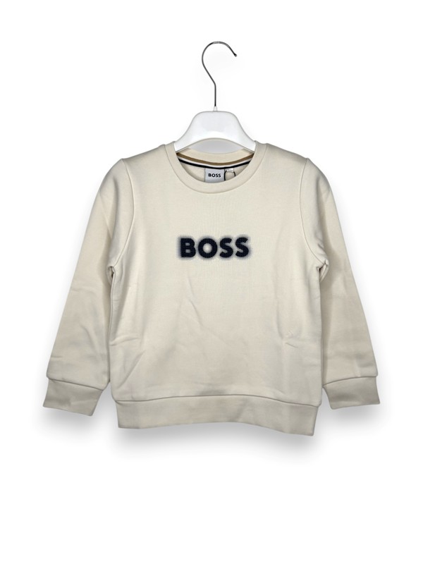 Felpa girocollo boss