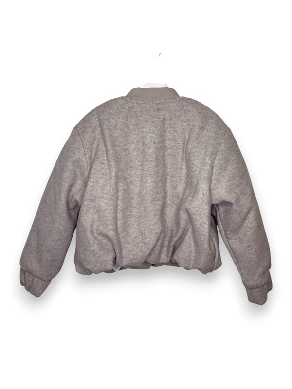 Bomber in flanella melange