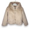 Giaccone con cappuccio+zip ecopelliccia