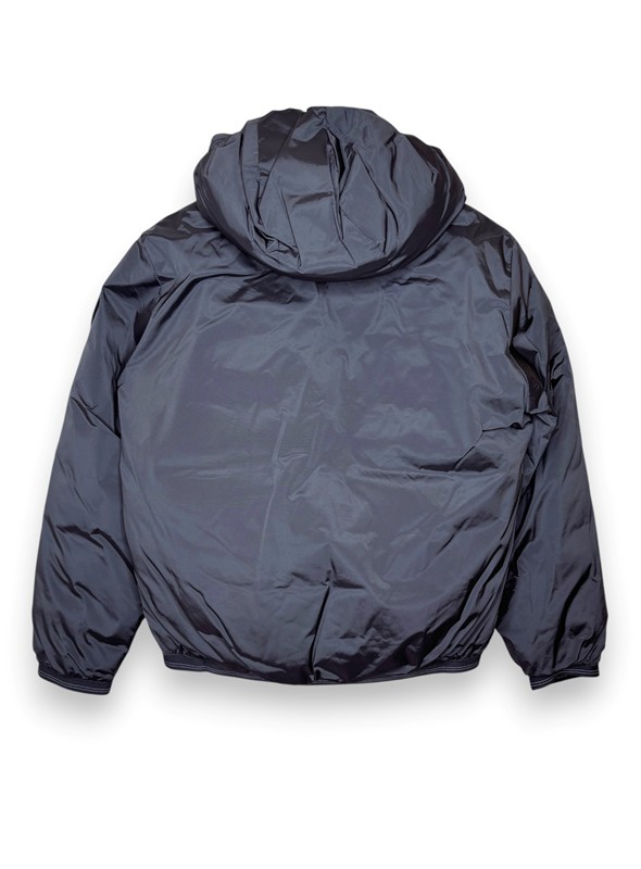 Piumino+cappuccio liscio eco blauer m