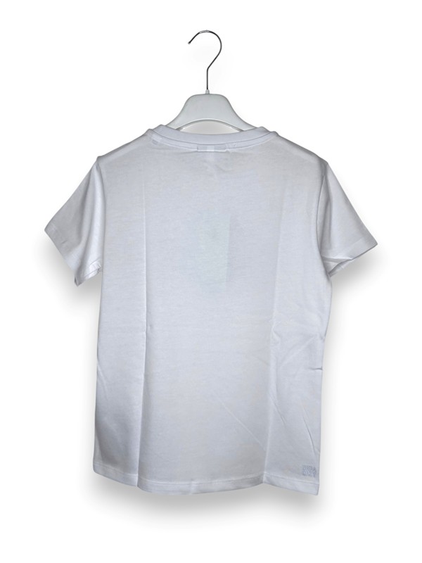 T-shirt mezza manica coccodrillo in corsivo