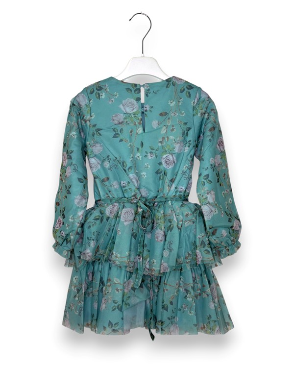 1254AB8B1B494F9BAAB97463D2673A64_ Abito a balze in tulle stampa fiori