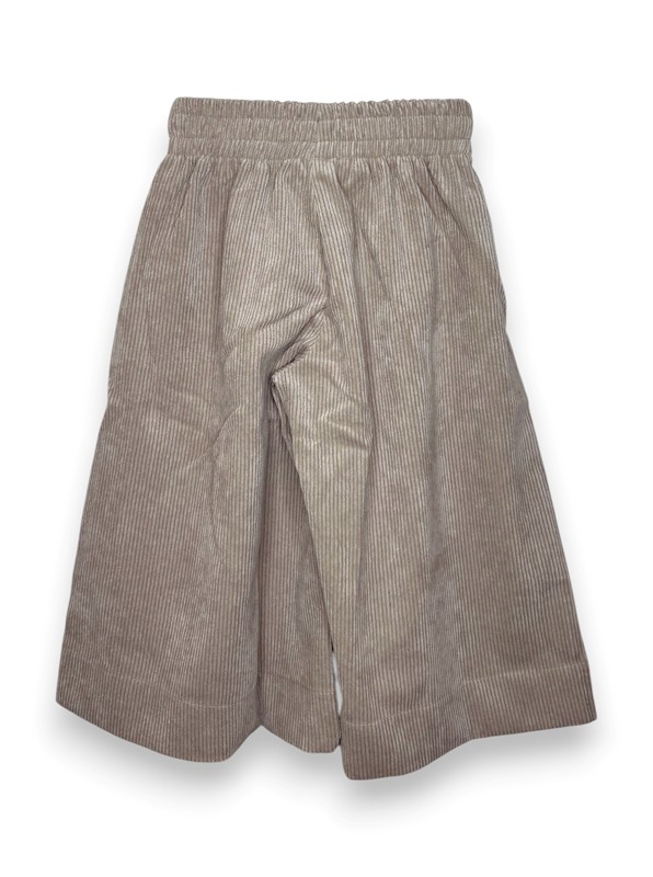 Pantalone palazzo farfalla velluto a coste