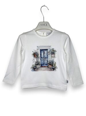 T-shirt stampa finestra