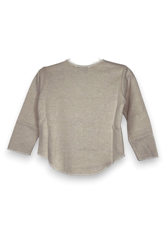 Girocollo ricamo coccolami cotocashmere