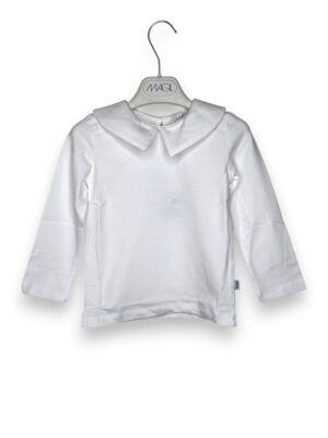 T-shirt collo camicia con le punte