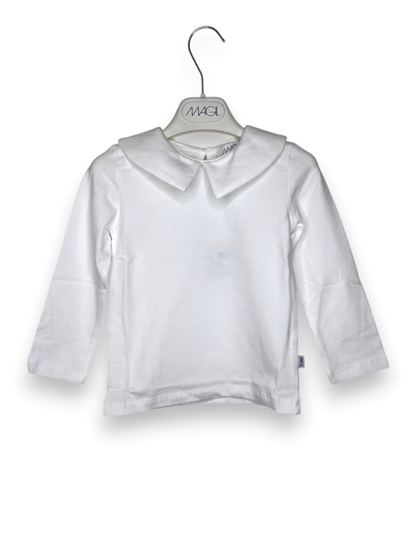 532C2822318EB2723C63B6D34BFA79BA_ T-shirt collo camicia con le punte