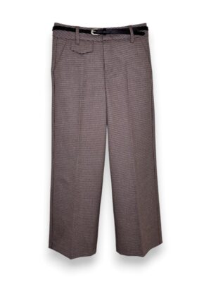 6E3486ECF7D448AABC46FD517F825B71_ Pantalone palazzo pied de poule+cintura