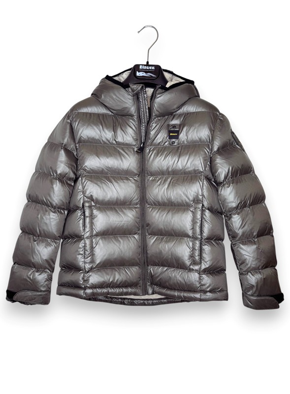 Piumino+cappuccio eco blauer m