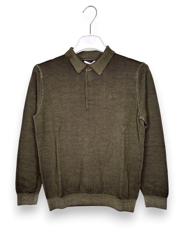 Polo lana rasata