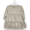 Abito trapezio caldo cotone+3 balze