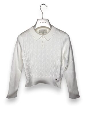 A85E91391FC6DB6381A9DAB9B97C03F7_ Polo in maglia a trecce