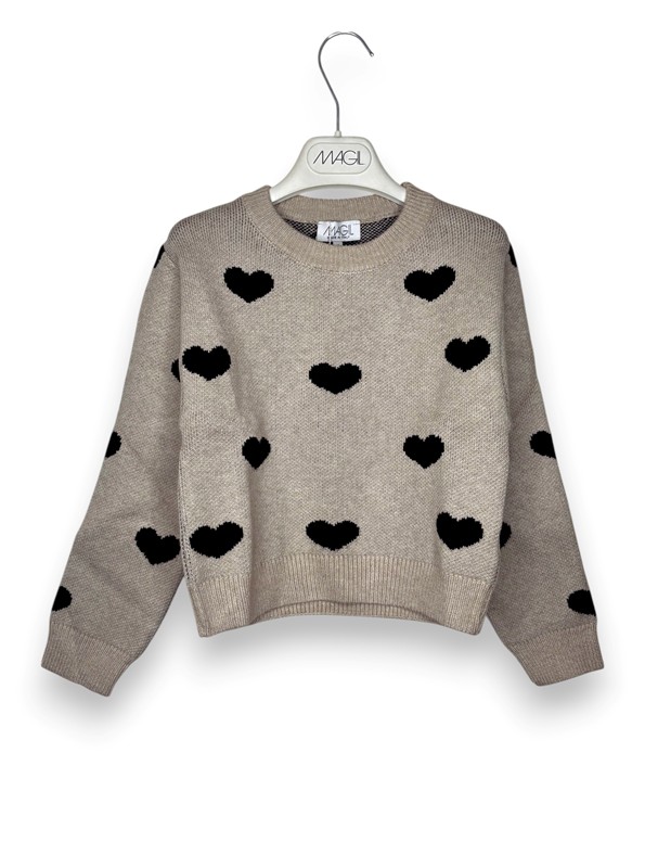 AC37DA272D21A438A2F7714639C026C6_ Girocollo maglia lana cuori ricamati