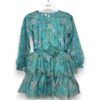 AEAED9E51B0CB301254D3348046DBB4A_ Abito a balze in tulle stampa fiori