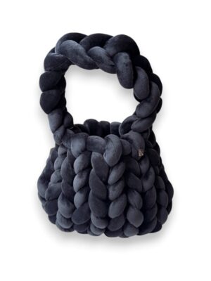 Borsa ciniglia intrecciata
