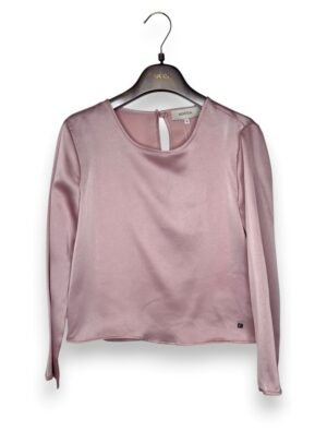 Blusa girocollo raso