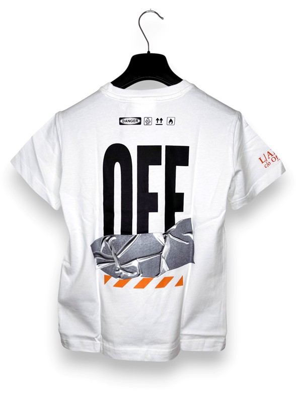 T-shirt off dietro