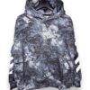 Felpa cappuccio policroma lab off white