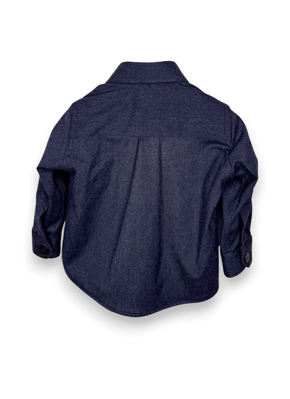 Overshirt poliviscosa melange