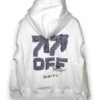 Felpa cappuccio off white lab