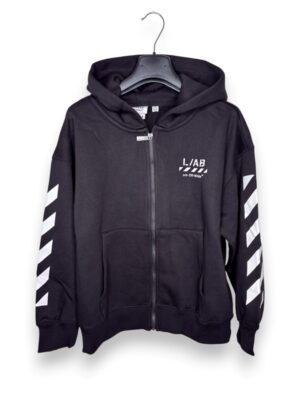 CEE710994D6D33375B819B3C9DADC5E5_ Felpa cappuccio+zip off white lab