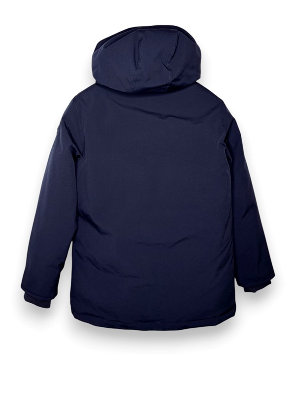 Parka ecopiuma+cappuccio liscio