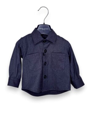 Overshirt poliviscosa melange
